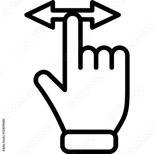 Vertical Scroll Icon