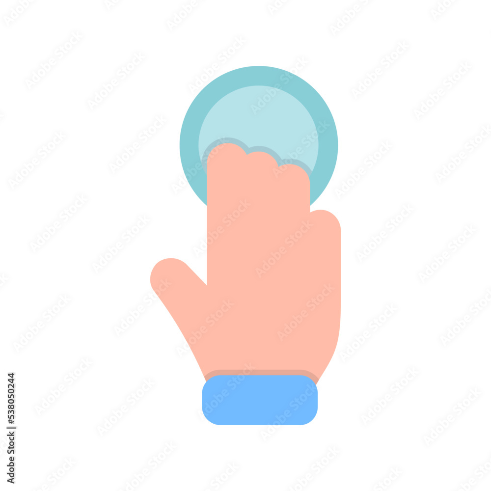 Three Fingers Tap Icon Three Fingers Tap Icon
