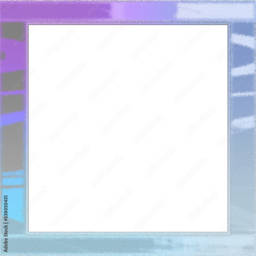 Abstract transparent glitch art border element. Abstract transparent glitch art border element.