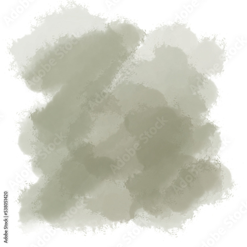 Green Abstract Watercolor Brush Splash Background