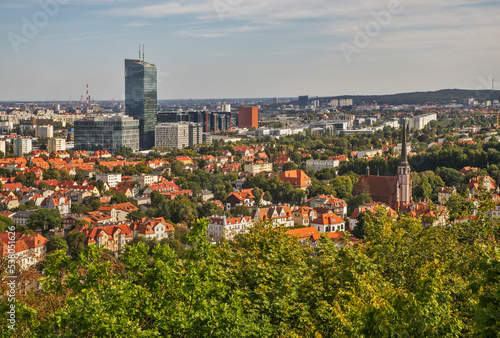 View of Oliwa district in Gdansk. Poland
