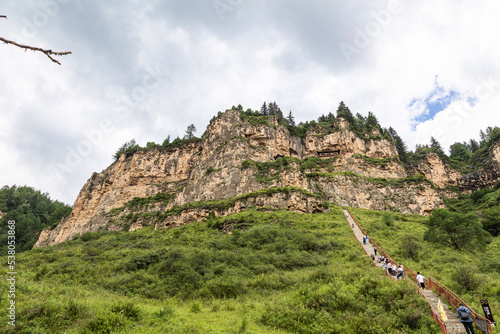 The natural scenery of Luya Mountain