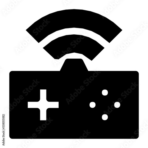 Wireless Gamepad Vector Icon