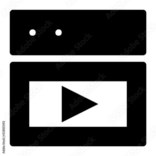 Free Download Online Media Vector Icon - GFXLoad
