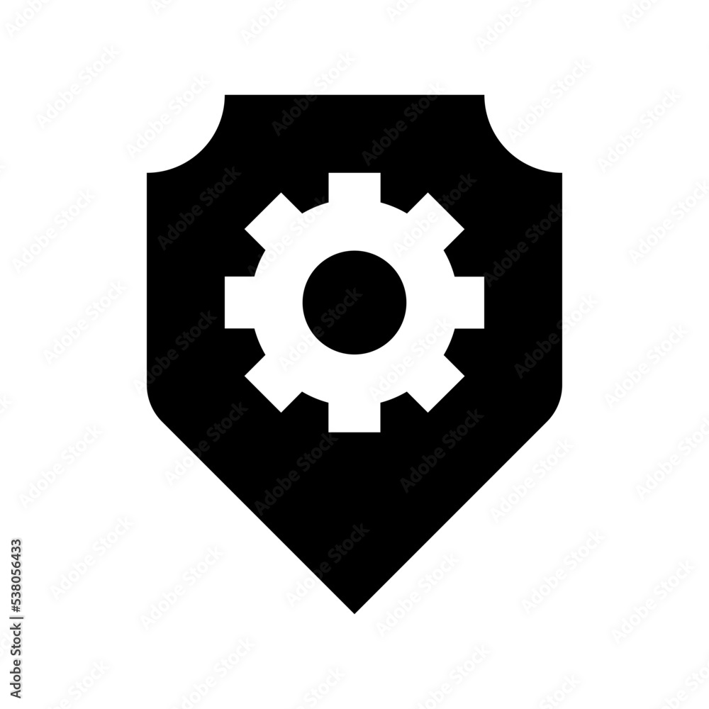 Security Configuration Vector Icon 