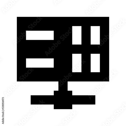 Server Network Vector Icon 