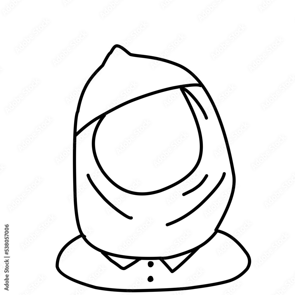 hijab women's doodle hijab women's doodle