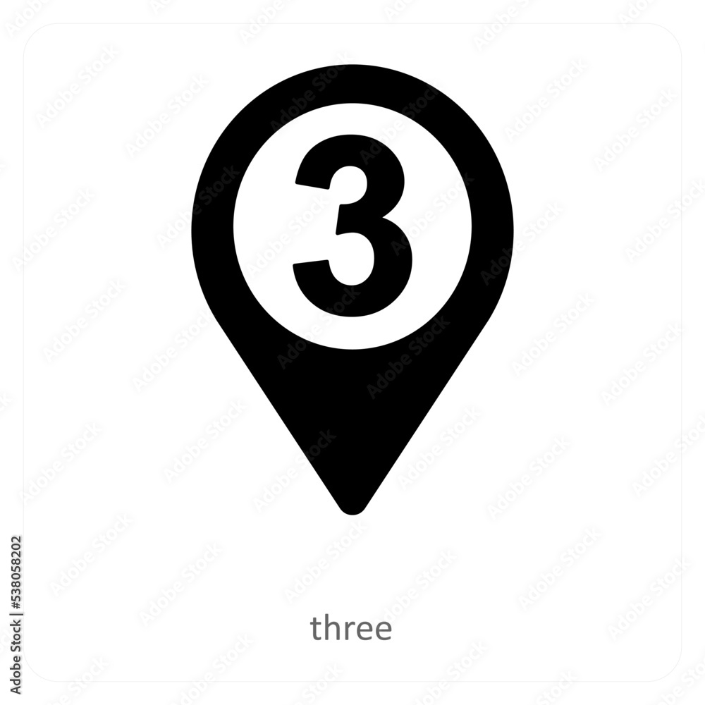 three three