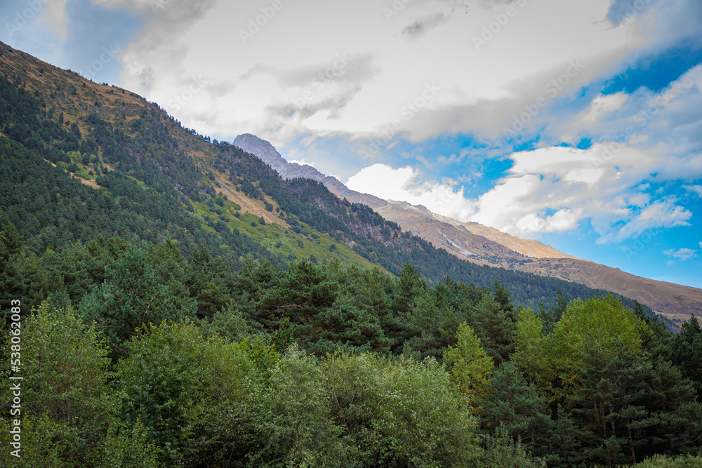 North Caucasus, high mountains of Ossetia.