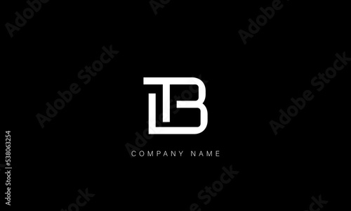 BT, TB Abstract Letters Logo Monogram