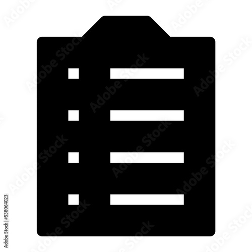 Checklist Vector Icon