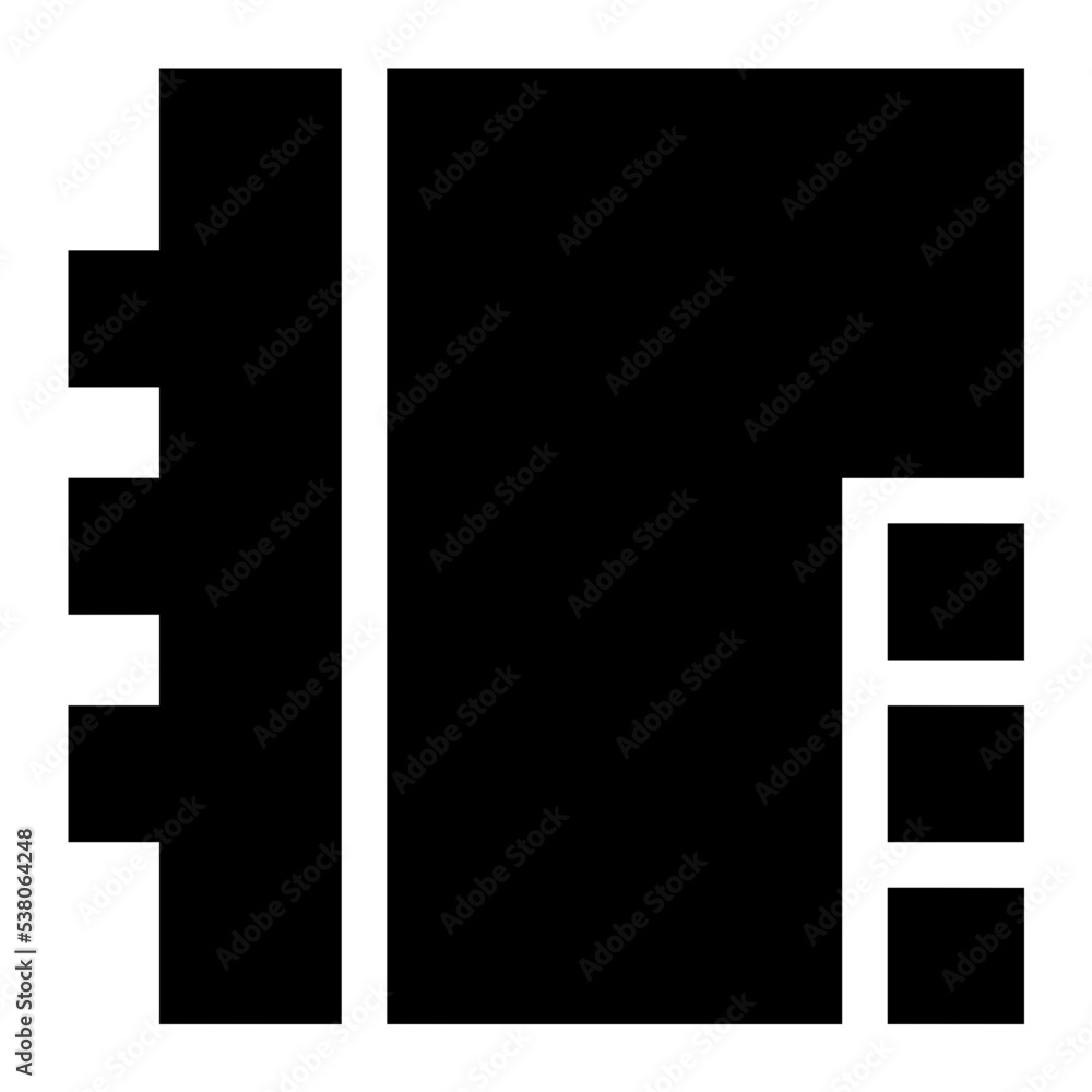 Notebook Vector Icon Notebook Vector Icon