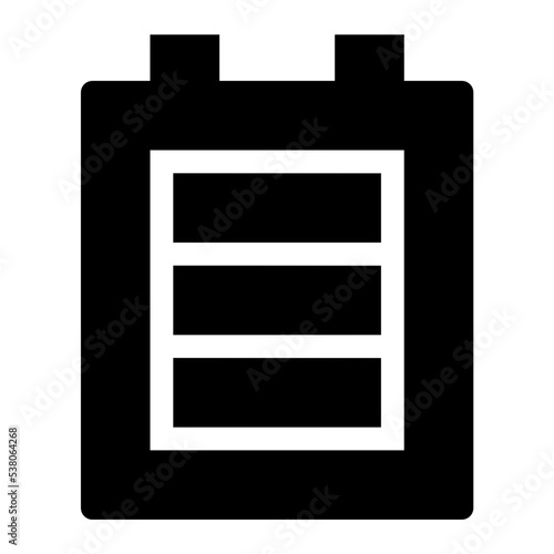 Notepad Vector Icon