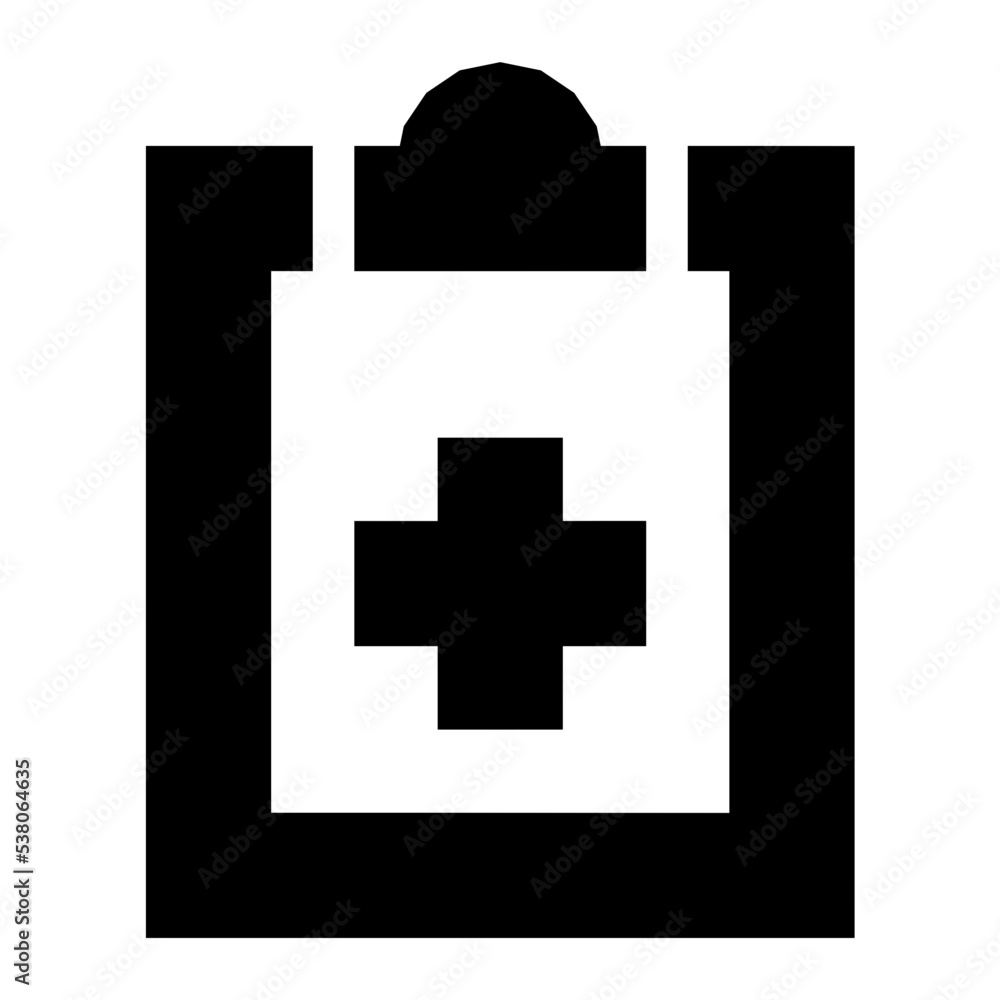 Obraz premium Medical Report Vector Icon