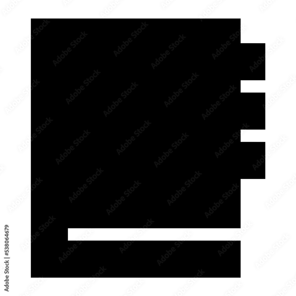 Notebook Vector Icon Notebook Vector Icon