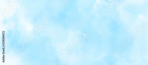 clouds in the blue sky