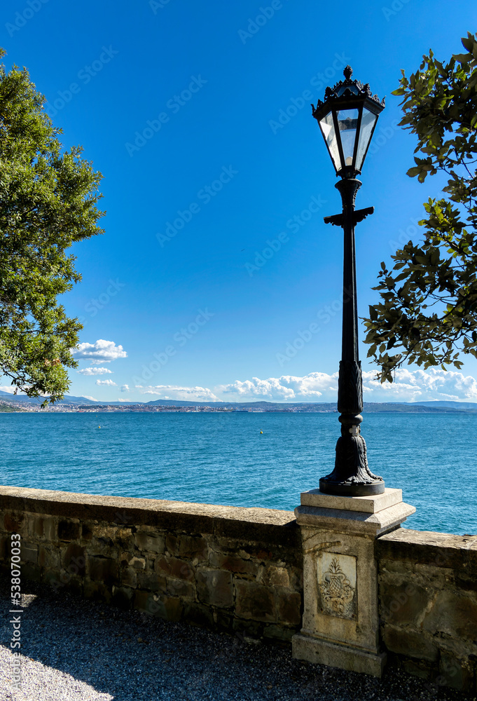 lamp on the pier