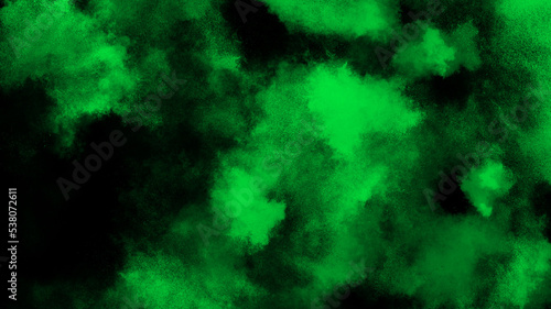 Green smoke background
