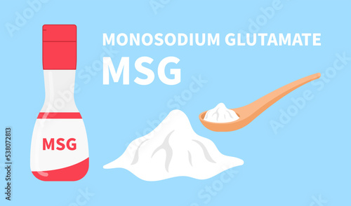 Monosodium glutamate flavor enhancer