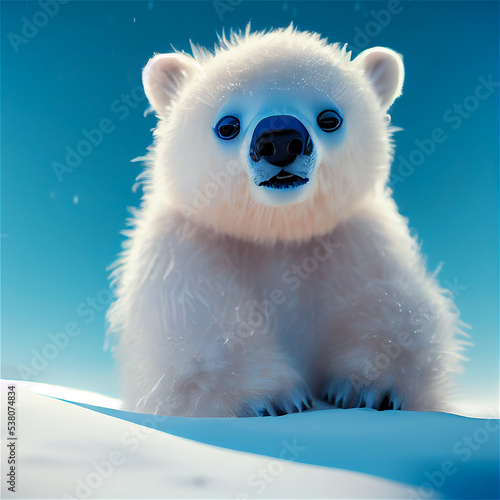 Polar bear cub