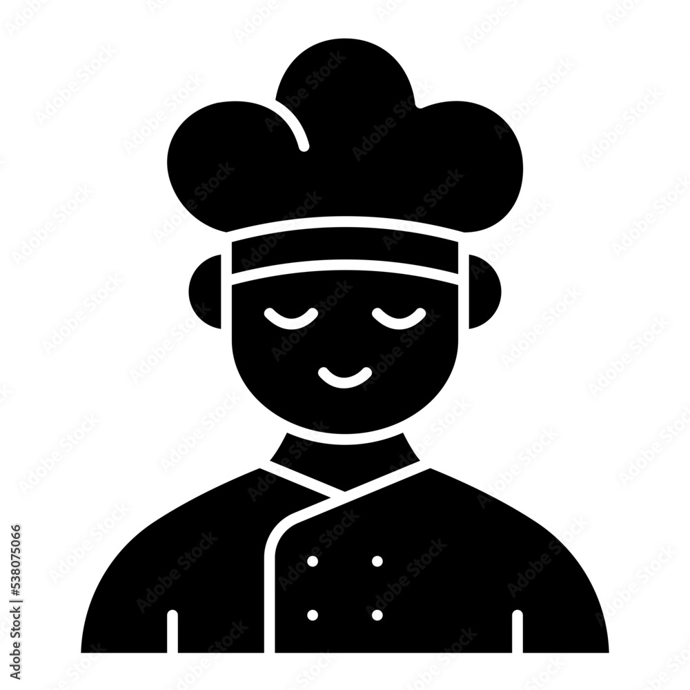 chef solid icon chef solid icon