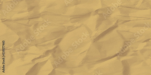 Recycle Paper Texture background. Crumpled Old kraft paper abstract shape background with space paper for text high resolution.