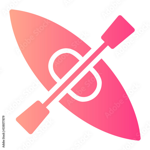 kayak gradient icon