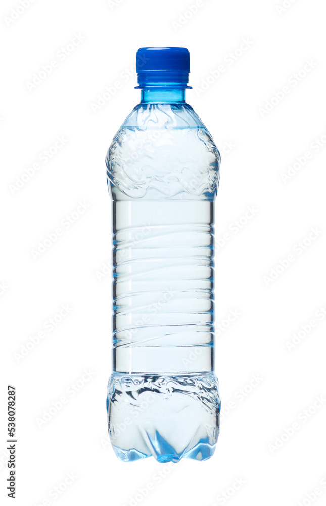 Water bottle isolated on transparent background. PNG format	
 - obrazy, fototapety, plakaty 