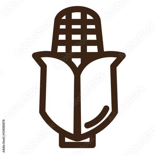 starch vegetable outline icon