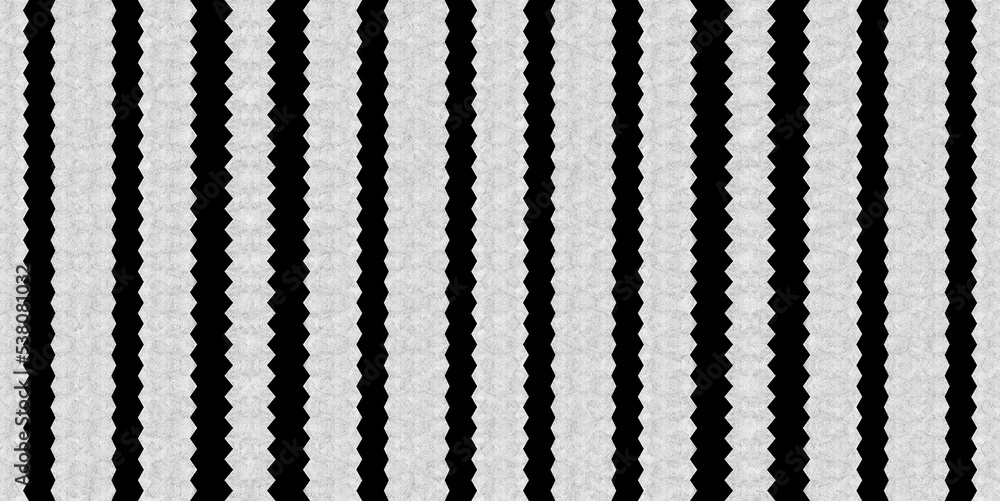 black and white zigzag line, stripes