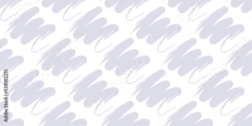 Vector seamless pattern with brush effects