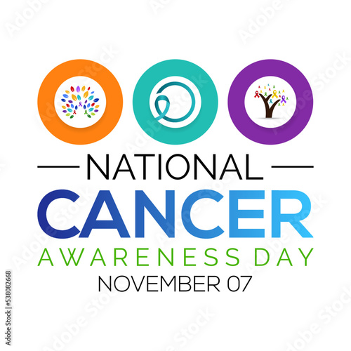 Vector illustration on the theme of Cancer awareness day observed each year during November banner, Holiday, poster, card and background design.
