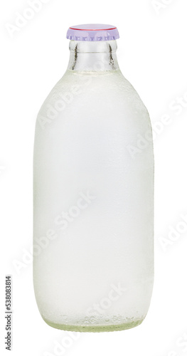 bottle of soda water  isolated and save as to PNG file