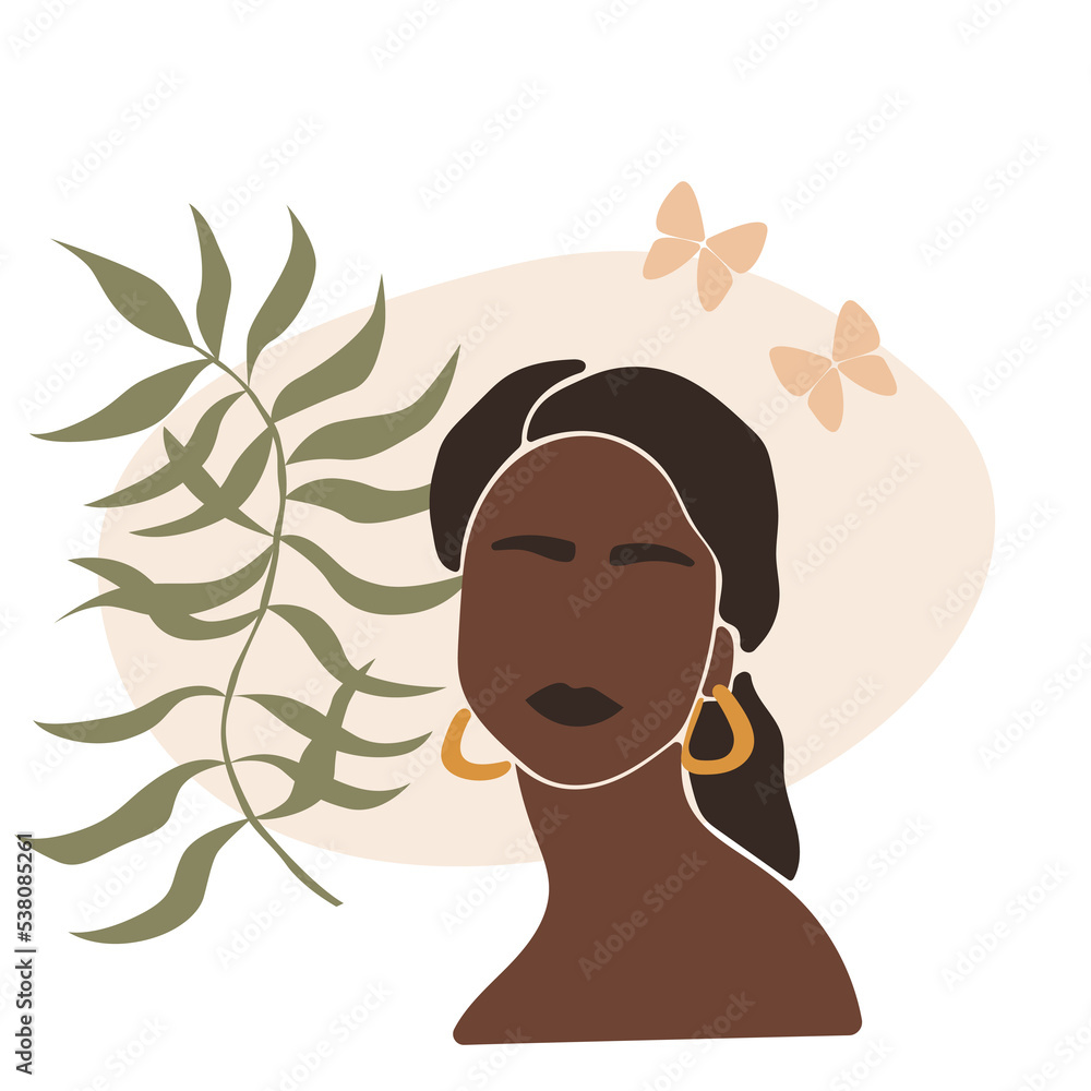Abstract Woman Face Portrait Abstract Woman Face Portrait