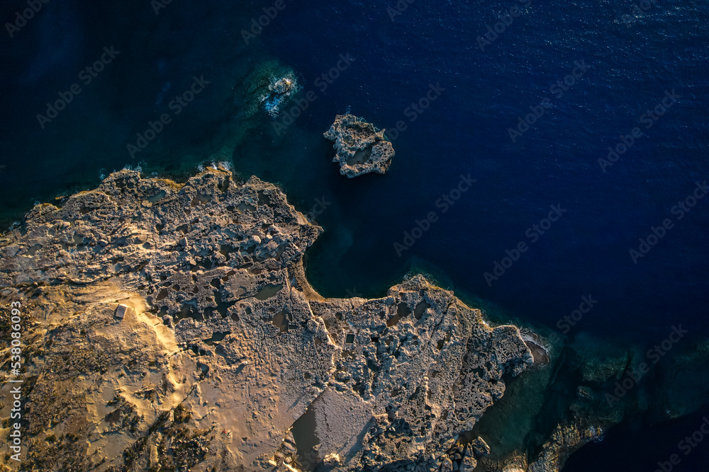 beautiful view of the coast of Malta beautiful view of the coast of Malta
