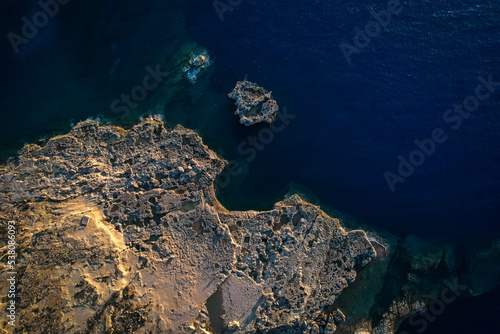 beautiful view of the coast of Malta