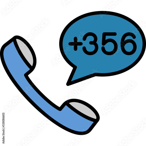 Malta Dial code Icon