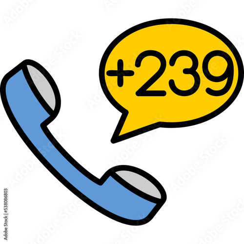 Sao Tome and Principe Dial code Icon