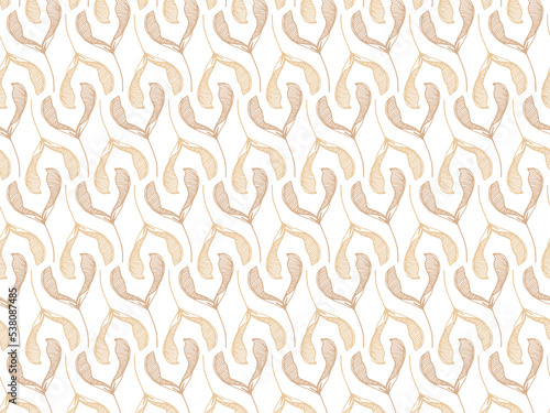 Sycamore seeds 'Helicopter seeds' pattern