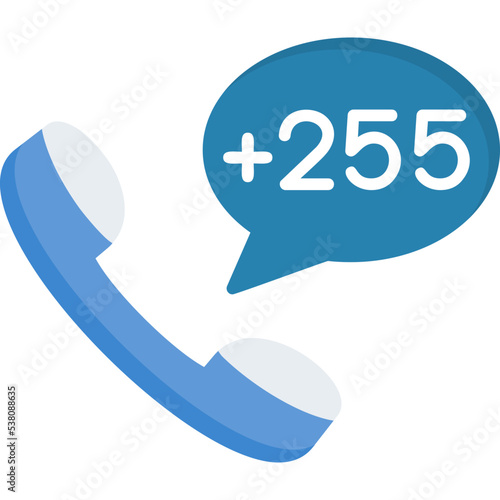 Tanzania Dial code Icon