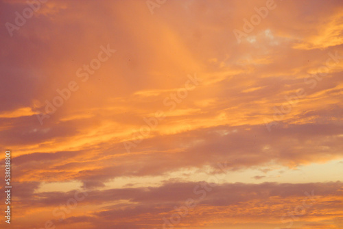 sunset in the sky © Rama Phaengsorn