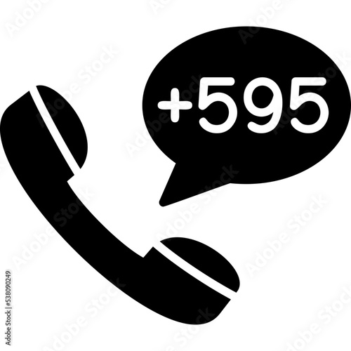 Paraguay Dial code Icon