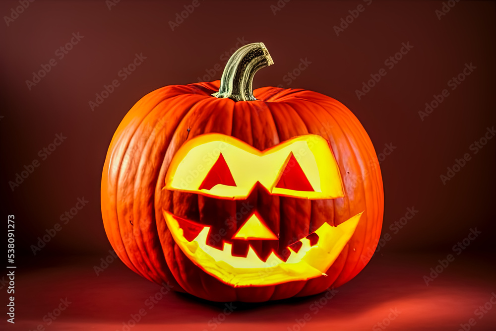 Spookey Halloween Pumpkin cut out by kids in Studio Spookey Halloween Pumpkin cut out by kids in Studio