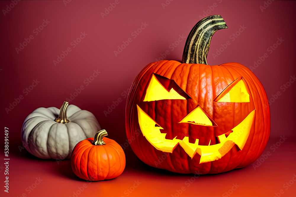 Spookey Halloween Pumpkin cut out by kids in Studio Spookey Halloween Pumpkin cut out by kids in Studio