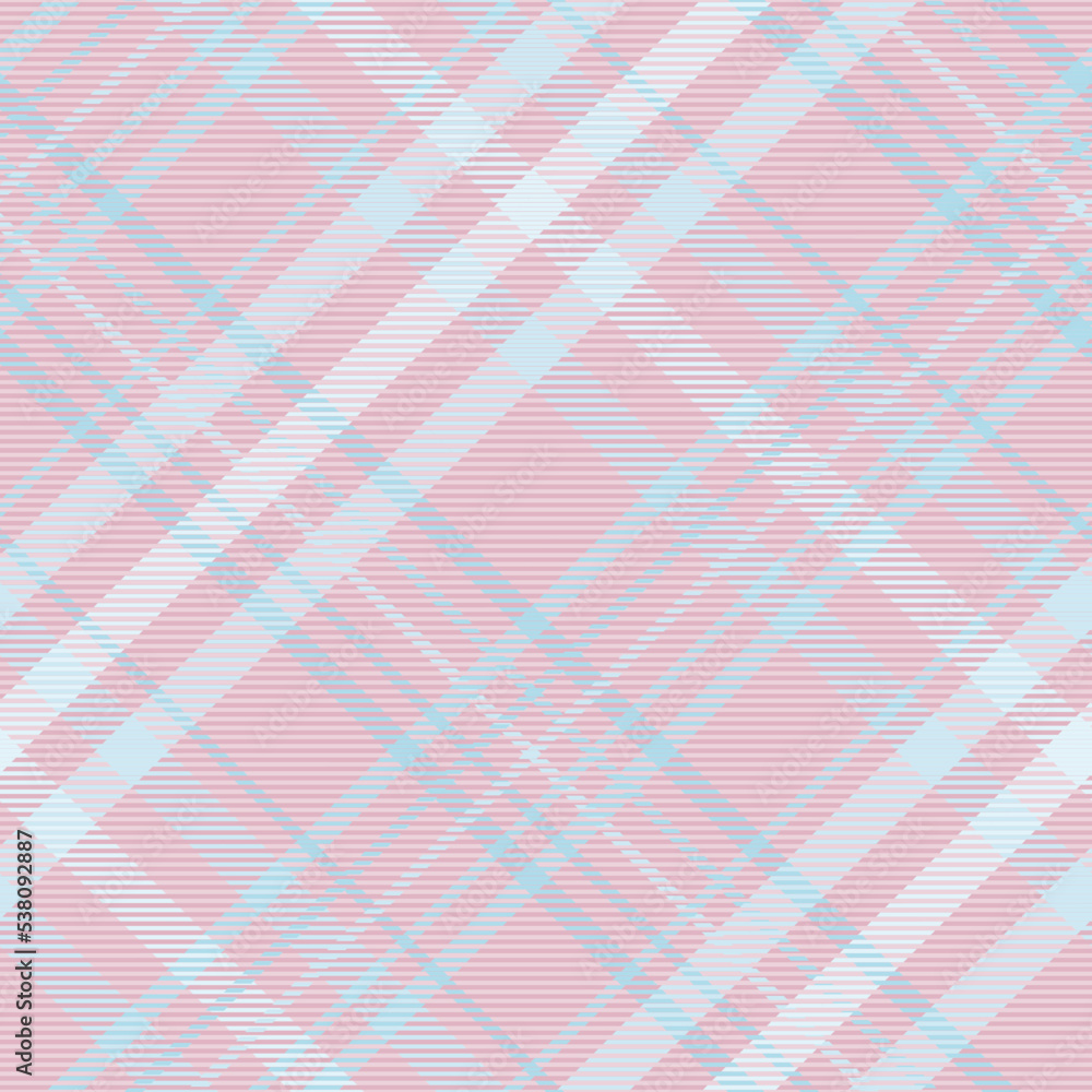 Seamless tartan plaid pattern in Pink and Blue Color.
Seamless tartan plaid pattern in Pink and Blue Color.