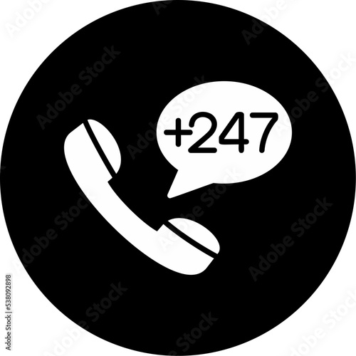 Ascension Island Dial code Icon