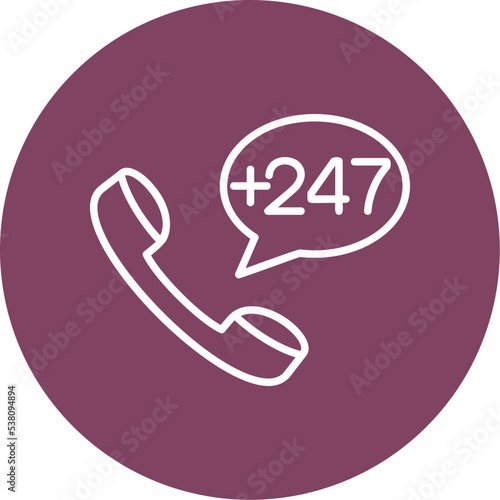 Ascension Island Dial code Icon