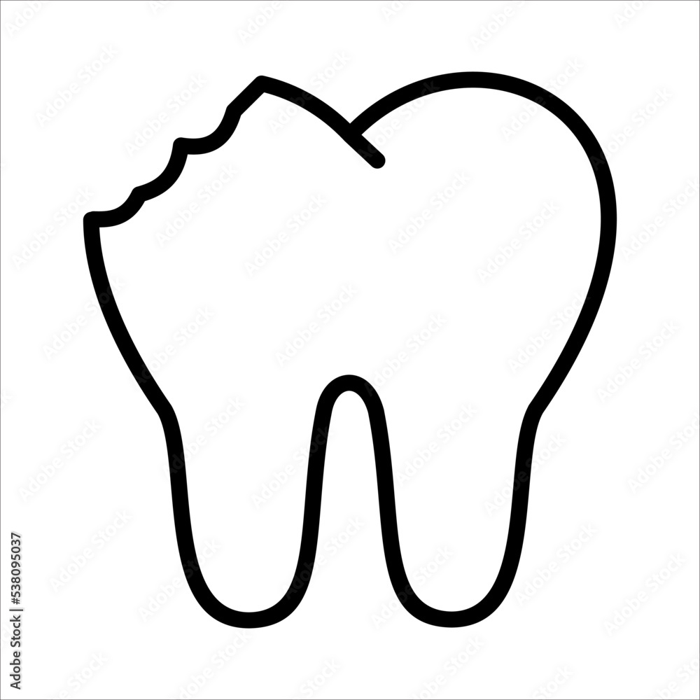 Cavity Icon Logo Design Vector Template Illustration Sign And Symbol Pixels Perfect Cavity Icon Logo Design Vector Template Illustration Sign And Symbol Pixels Perfect