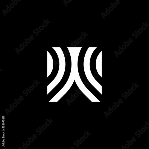 simple B and K initials logo