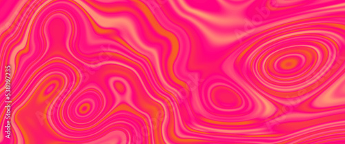 Seamless pattern with pink swirls. Abstract ink painting background, Mixture of acrylic paints. Bright multicolored marble texture. Beautiful stains of liquid nail lacquers. Fluid art. Glossy liquify